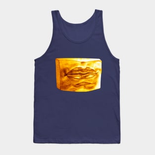 Golden Lips Print Tank Top